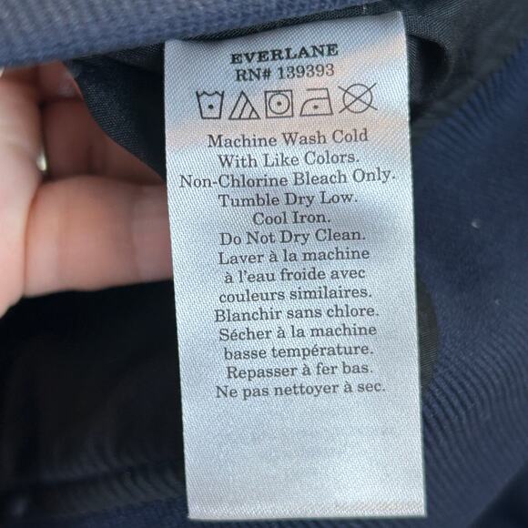 Everlane The Bomber Jacket Lightweight Navy Blue Men Medium NWT - Picture 12 of 13